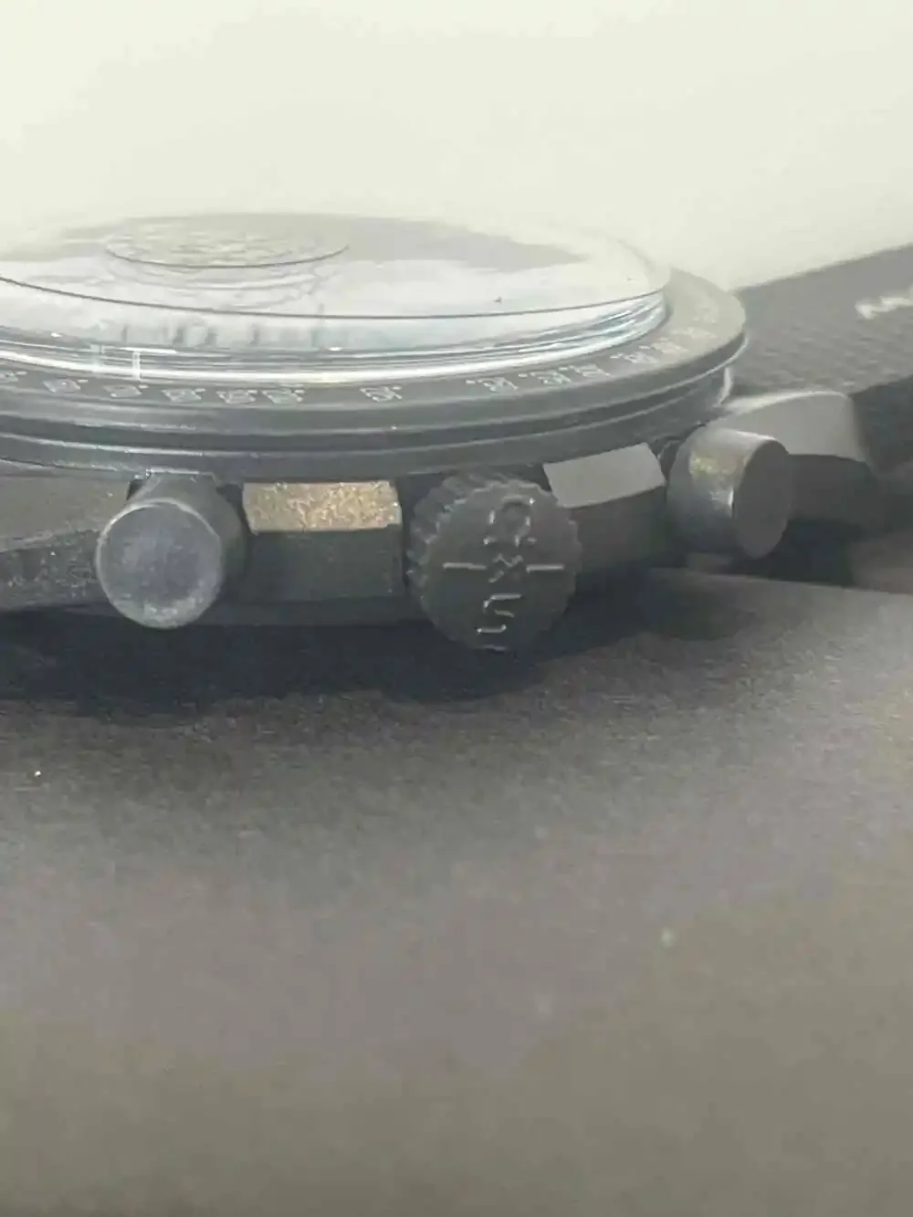NWOT Swatch x Omega MISSION TO THE MOONPHASE Men's NEW MOON Black Watch